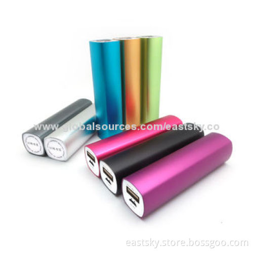 2000mAh aluminum charger, portable and fashionable designNew